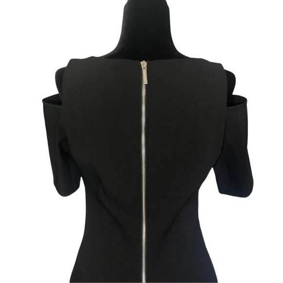 MICHAEL Michael Kors Cold Shoulder Little Black Dress - Picture 6 of 10